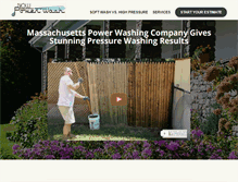 Tablet Screenshot of nowpowerwash.com